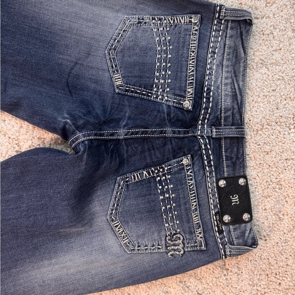 Miss Me Dark Blue Boot Cut Jeans - Picture 3 of 5